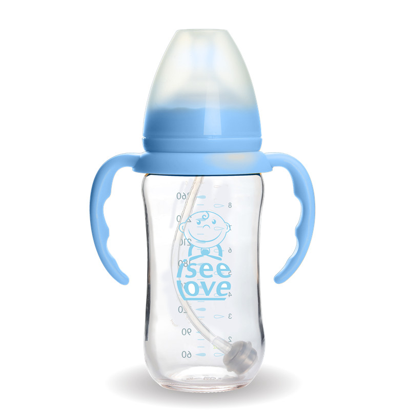 新款硼硅玻璃奶瓶
