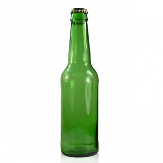 330 毫升圆形绿色啤酒瓶
