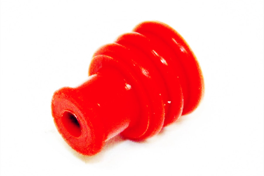用于保护接线的红色硅橡胶密封件