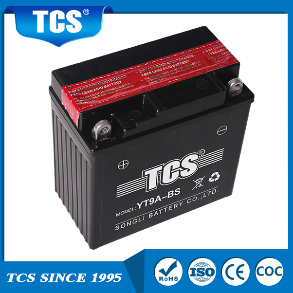 干荷中频电池 YT9A-BS 摩托车电池