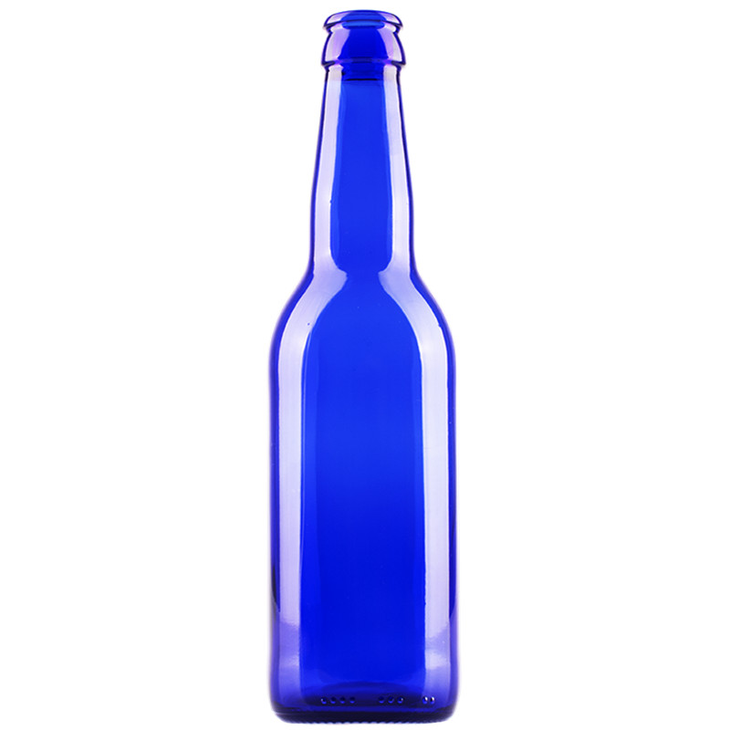 330ml钴蓝玻璃啤酒瓶