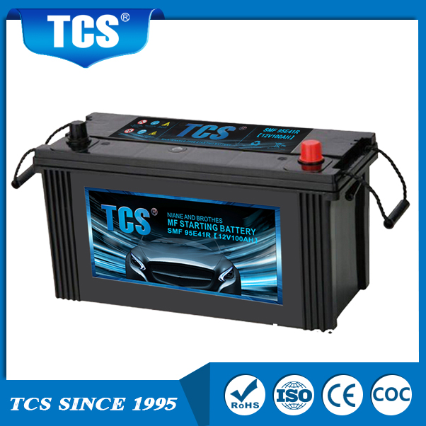 TCS密封维护免费车电池95E41R铅酸电池