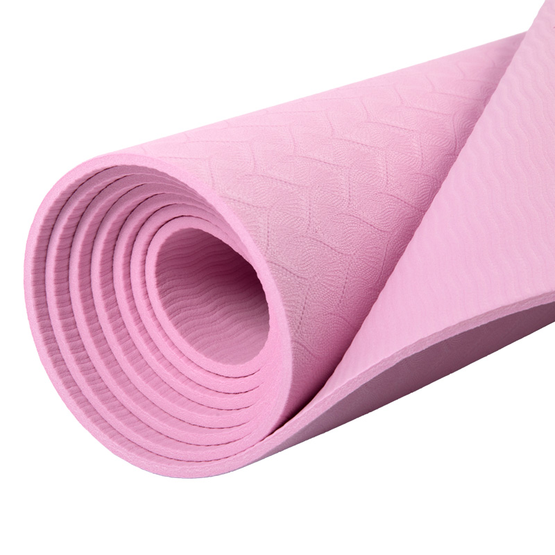 最佳销售打印大粉色瑜伽健身垫