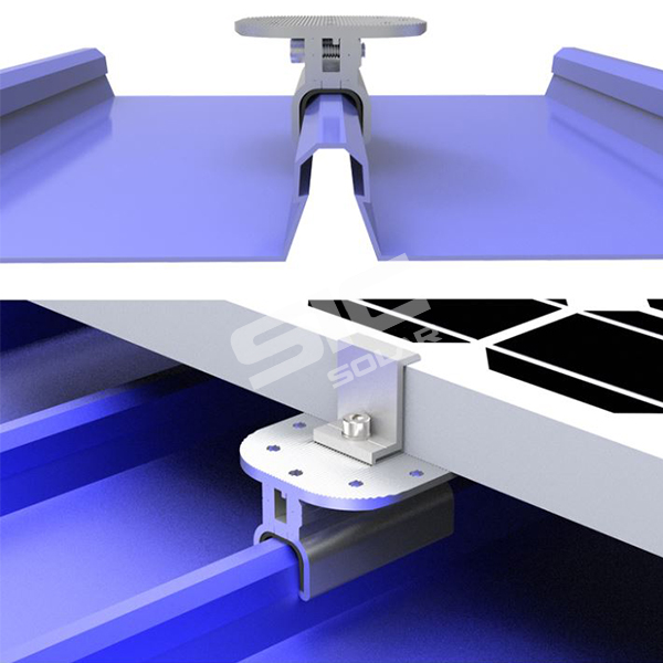 太阳能电池板立缝屋顶夹