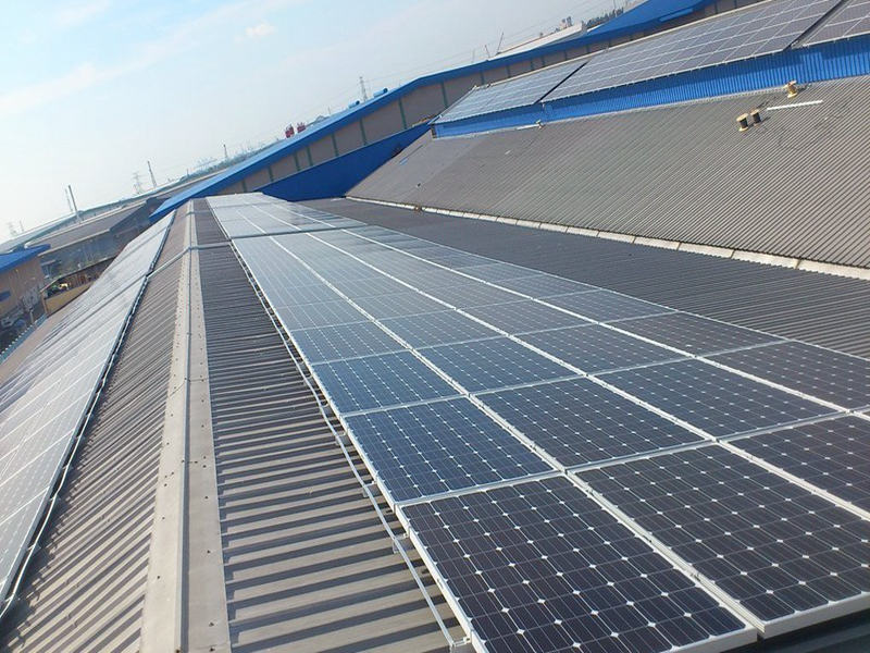 屋顶安装系统锡屋顶太阳能安装用于太阳能电池板安装