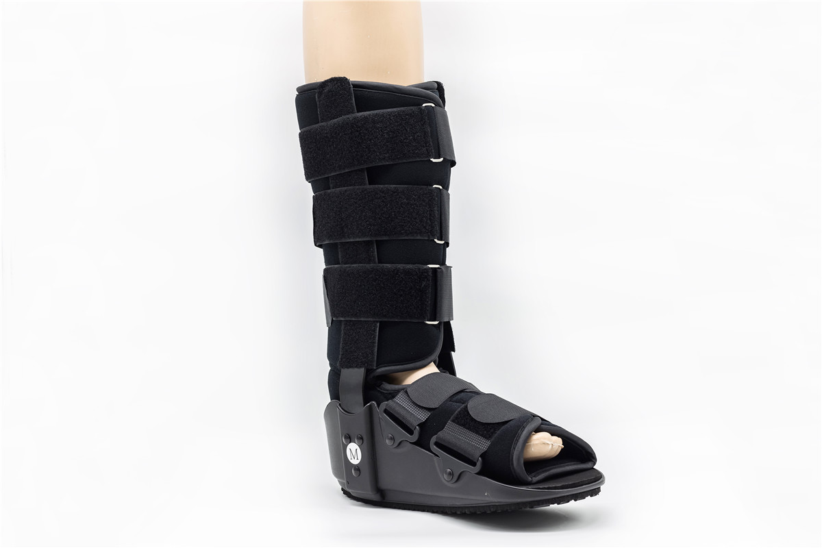 Tall 17“固定凸轮助行器螺旋带铝制伤口或破碎的脚踝脚支撑
