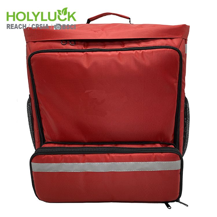古典设计杂货背包与侧面滤网口袋用于食品医学家庭送货