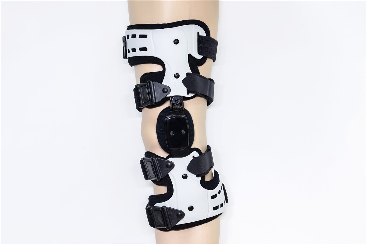 卸载OA膝盖带铰链骨折支撑，用于腿部接头置换和韧带稳定