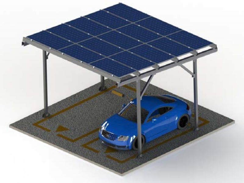 太阳能车厢安装系统