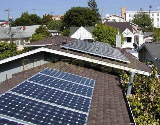 瓦片屋顶太阳能安装系统