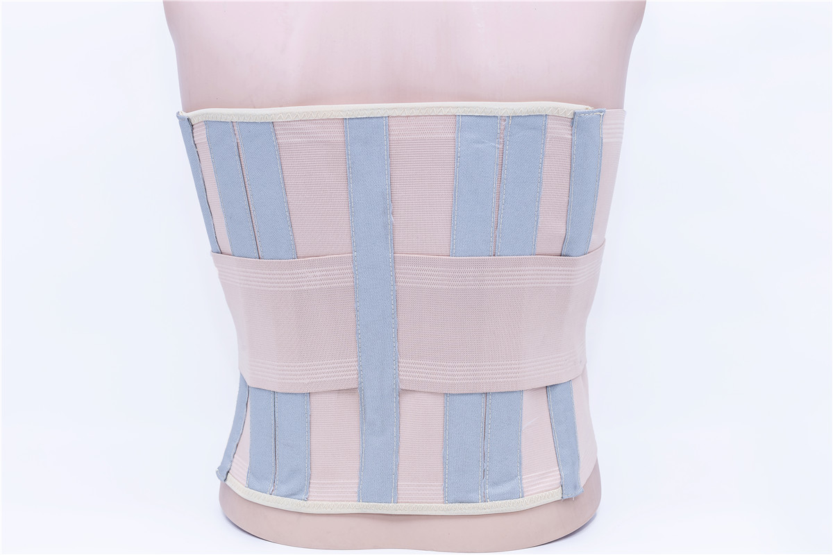可调节的弹性腰带和背部支撑，用于腰部疼痛或姿势校正器