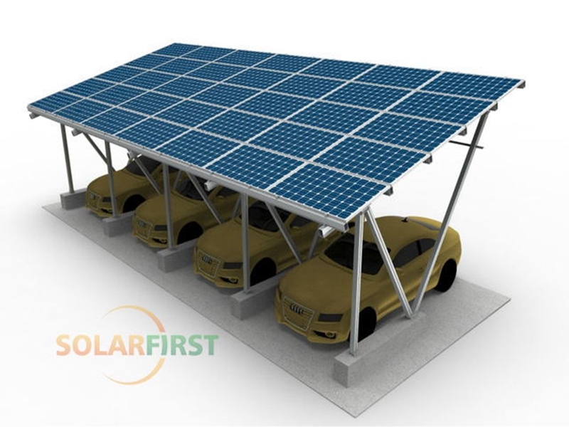 铝阳极氧化太阳能车架地面安装太阳能电力